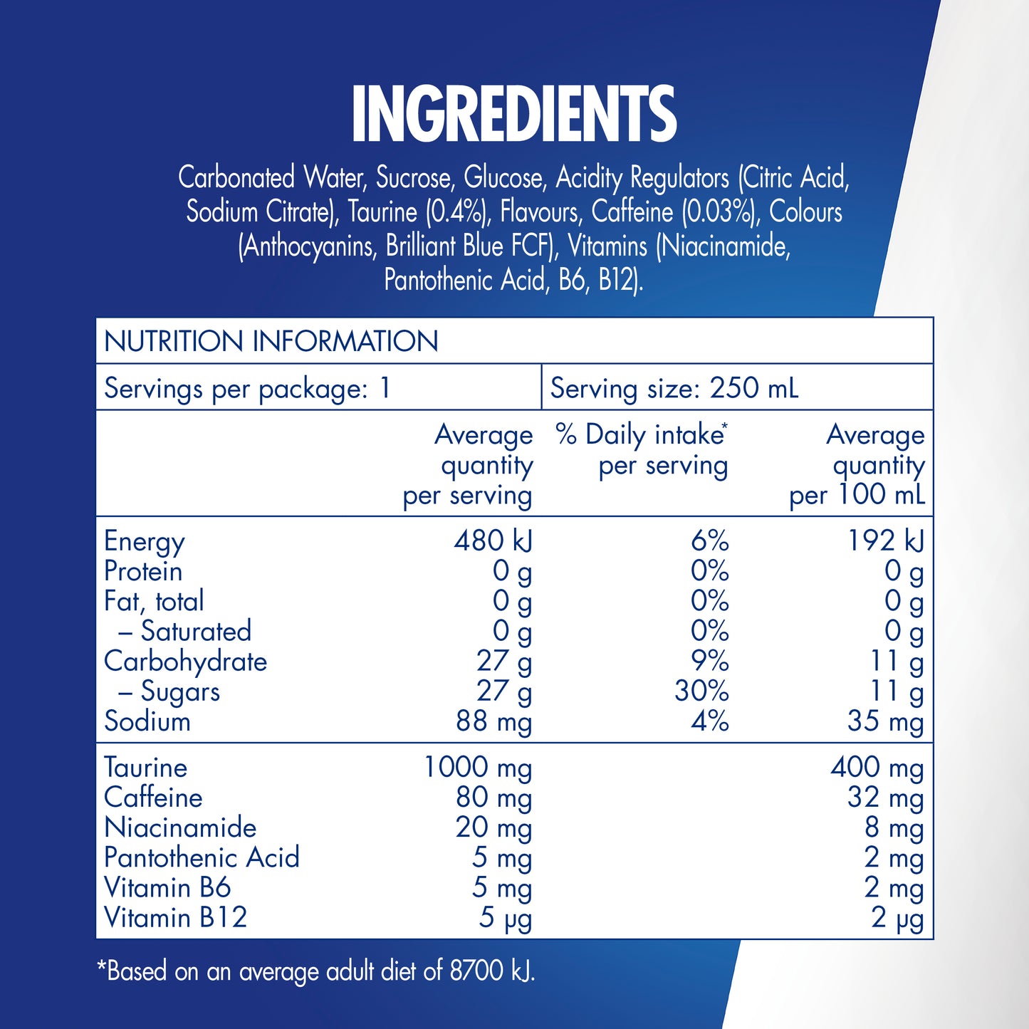 Red Bull Energy Drink - 250ml (4 Pack)