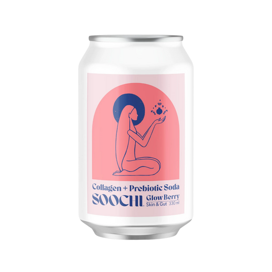 Soochi Drinks - Collagen + Prebiotic Soda - Glow Berry